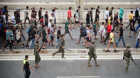 Vuelta de los migrantes a Ceuta