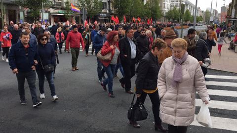 Marcha en Ferrol.