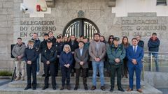 Acto de condena de los �ltimos cr�menes machistas, esta ma�ana en la Delegaci�n del Gobierno�en A Coru�a