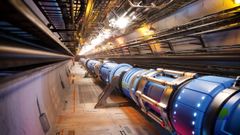Vista conceptual del FCC. Esta representaci�n art�stica muestra el megat�nel subterr�neo de 91 kil�metros de circunferencia que el CERN ha seleccionado como su apuesta para reforzar el liderazgo cient�fico y tecnol�gico europeo. La inmensa galer�a circular se excavar� a unos 200 metros de profundidad bajo la frontera francosuiza.