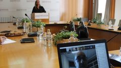 Carmela Silva e Francisco Castro participaron na presentaci�n telem�tica da Escola de Libros