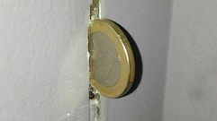 Grietas en las paredes de viviendas de Vipasa.Grietas en las paredes de viviendas de Vipasa