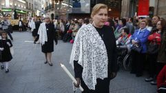 El encuentro de los tres pasos pone el cierre a la semana Santa de Pontevedra
