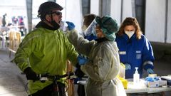 Cribado en Chantada para detectar positivos de covid