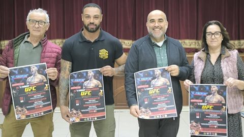 Mu��os, Lapa, Prego y Gonz�lez, en la presentaci�n de la actividad.