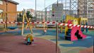 Parque infantil cerrado en Gij�n