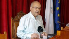 Alberto Garc�a, portavoz socialista en Catoira.