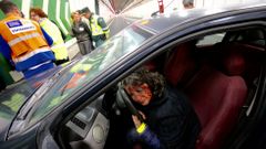 Simulacro de accidente en el t�nel de A Ca�iza