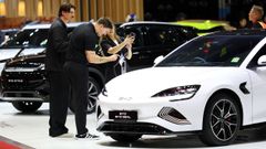 Feria de coches el�ctricos y enchufables en Australia.