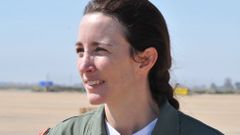 Rosa Mar�a Garc�a-Malea, la primera mujer en la patrulla �guila