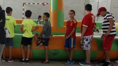 Momento de un campamento de verano celebrado en Viveiro en el verano de 2018