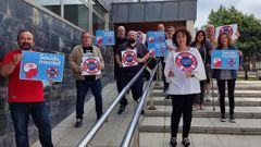 La plataforma sanitaria denunci� ayer las carencias del servicio en el transcurso de una rueda de prensa celebrada en Burela