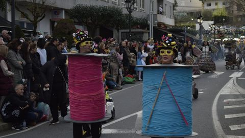 Desfile de entroido de Barbad�s por las calles de A Valenz�