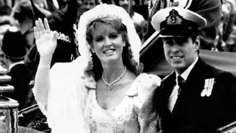 La boda del pr�ncipe Andr�s y Sara Ferguson se celebr� el 23 de julio de 1986