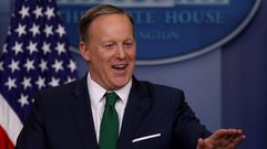 El portavoz de la Casa Blanca, Sean Spicer