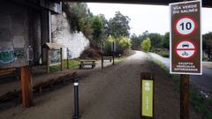La Va Verde do Salns discurre por los concellos de Vilagarca, Caldas y Portas