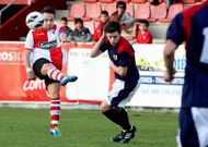 Cami�o comenz� en la banda izquierda y mejor� en la segunda parte cuando se fue al centro.