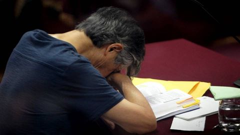 Fujimori, comparece visiblemente deteriorado