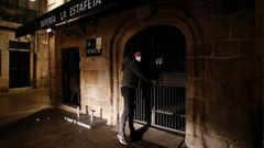 El responsable de La Estafeta echa el cierre el pasado viernes a las once de la noche.