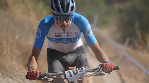 Marcos Rodrguez, en plena carrera del nacional
