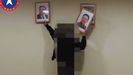 Imagen del v�deo que los autores del asalto afirman haber filmado en el interior de la embajada