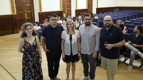 Sandra Armesto, Francisco Di&eacute;guez, Ver&oacute;nica Mart&iacute;nez Barbero, David Alvarado y Xabier V&aacute;zquez.