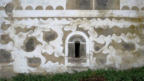 Esgrafiados en Ouriz, en la parroquia taboadesa de Cicill�n