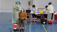 Este lunes concluy� en Ponte Caldelas el cribado con PCR para vecinos de 30 a 64 a�os. Estaban citadas 1.828 personas