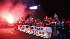 Imagen de la manifestaci�n de los trabajadores en diciembre del a�o pasado