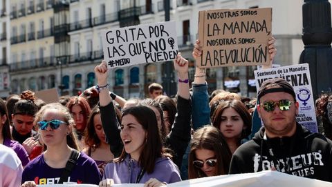 Manifestacin contras la sentencia de La Manada