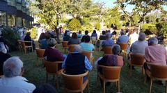 El acto de homenaje reuni� a un centenar de personas, entre usuarios, familiares y trabajadores de la residencia