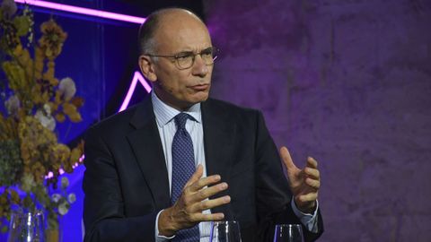 El ex primer ministro Enrico Letta, durante su participacin en un foro en Segovia el pasado mes de septiembre