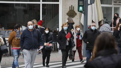 Primer da sin mascarillas en la calle en Ourense