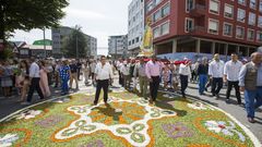 Las espectaculares alfombras del barrio de A Milagrosa