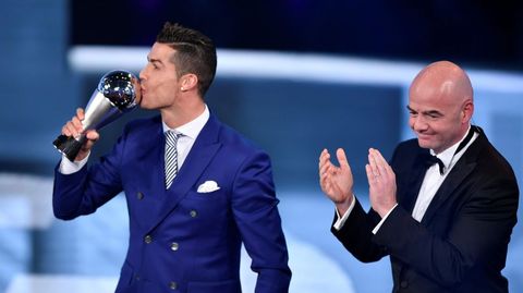 Cristiano Ronaldo, mejor futbolista del 2016 seg�n la FIFA