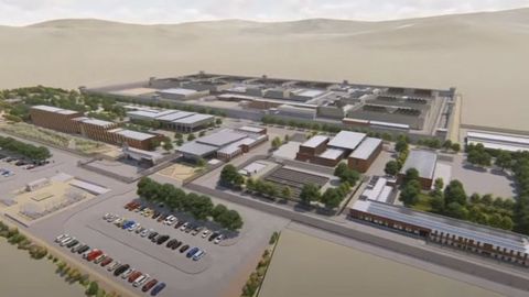 Recreaci�n del futuro complejo penitenciario que construir� Grupo San Jos� en Chile