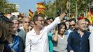 Feijoo y otros l�deres del PP en una manifestaci�n en Barcelona el pasado d�a 8.