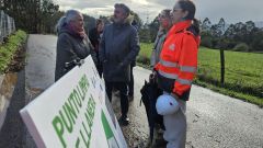 La alcaldesa de Llanera, Eva Mara Prez; el consejero de Movilidad, Medio Ambiente y Gestin de Emergencias, Alejandro Calvo; la gerente de Cogersa, Paz Orviz y la directora general de Medio Ambiente, Susana Madera.