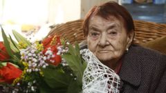 Guillermina Fraga celebr� junto a los suyos su 105 aniversario 