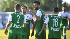 Joselu marc� dos goles ante el Neda