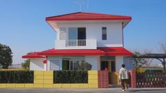 La casa de Shin Chan ha sido convertida en realidad en un rea rural cerca de la ciudad china de Huzhou, al este del pas.