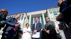 Visita reciente del conselleiro de Sanidade al centro de salud de O Porriño