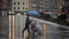 Da de lluvia en A Corua.