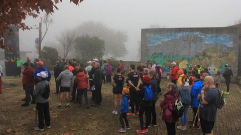 Los participantes desafiaron a la niebla pero disfrutaron de paisajes increbles