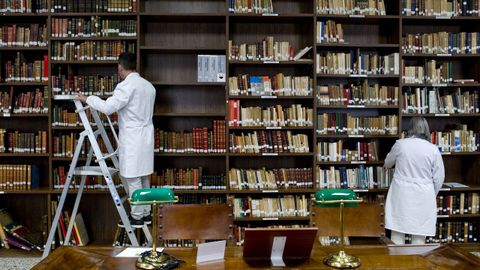 En la Biblioteca Histrico Militar de A Corua tienen un fondo de cerca de 50.000 volmenes