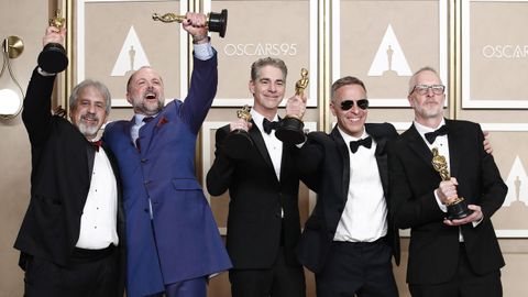 Mark Weingarten, James Mather, Al Nelson, Chris Burdon y Mark Taylor dieron a Top Gun: Maverick su nico Oscar al mejor sonido