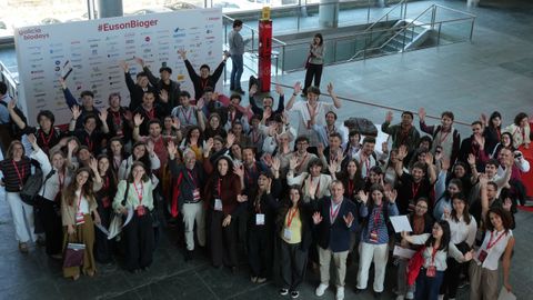 Imagen de los participantes en el Bio Hackathon