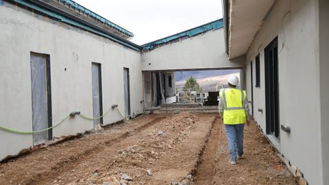 Obras en la base de la BRIF de Laza.