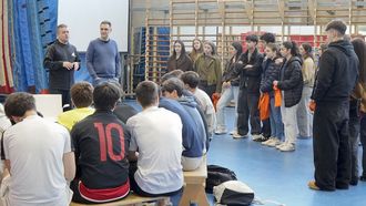 Los estudiantes de bachillerato y FP conocieron este martes las facultades y escuelas del campus de Pontevedra
