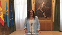 Mar�a Pineda, concejala de Hacienda del Ayuntamiento de Gij�n, el 21 de junio de 2022.